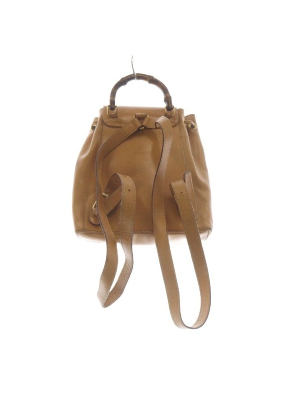 Gucci Bamboo Leather Backpack Brown - Picture 2 of 8